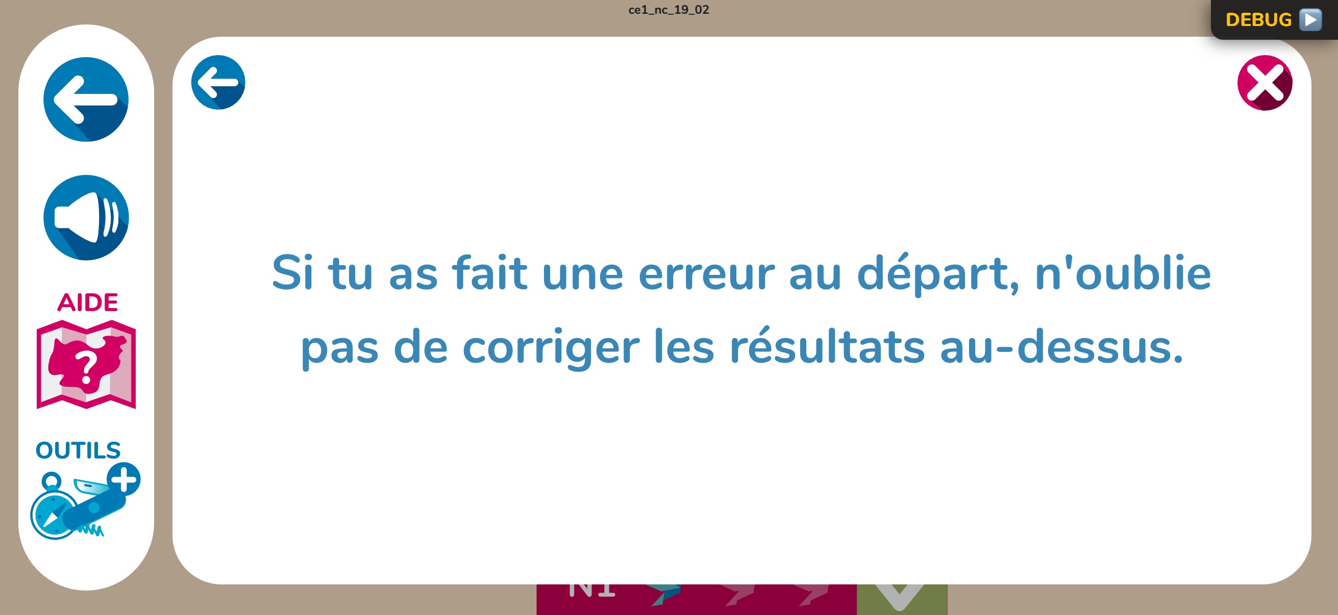 Deux erreurs : une nouvelle aide